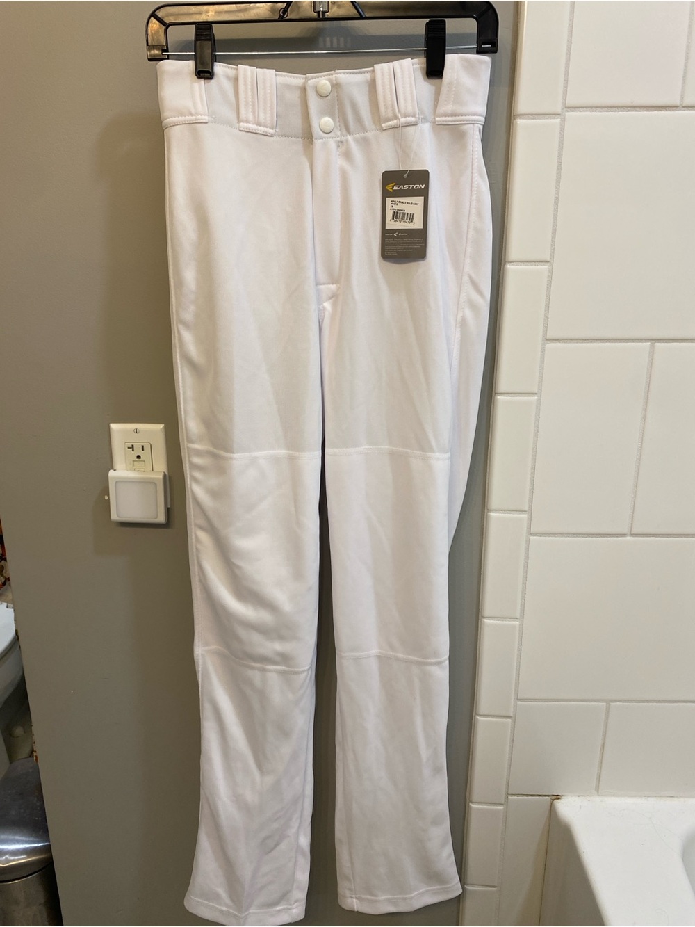 Easton Adult Rival 2 Solid White Baseball Pants / Size XS / NWT